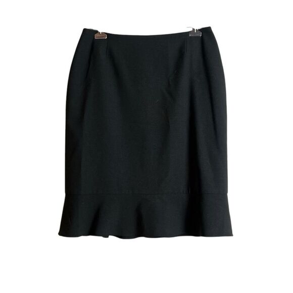 Louben II dark green peplum skirt. Size 10 - Picture 1 of 6